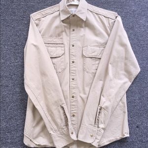 Shades of grey button up